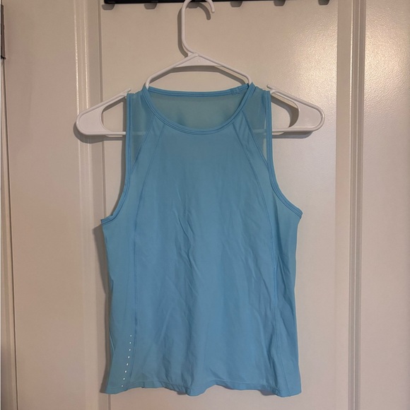 Lululemon sculpt tank top in blue chill light blue color fits size M 6/8 - Picture 4 of 8